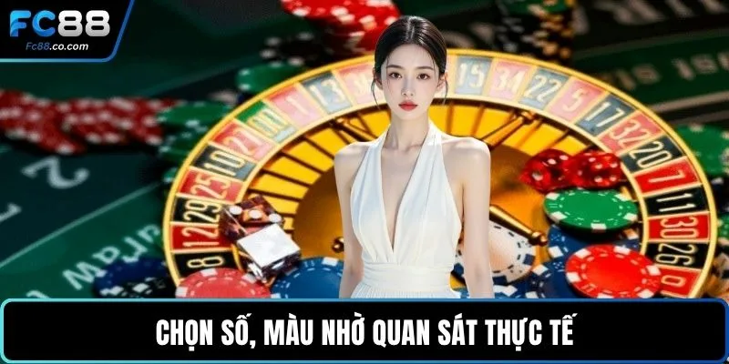 Chọn số, màu nhờ quan sát thực tế